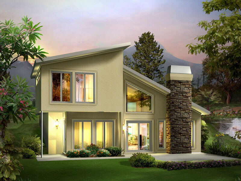 Popular 2 Story Small House Designs In, 2 Story Small House Plans Designs