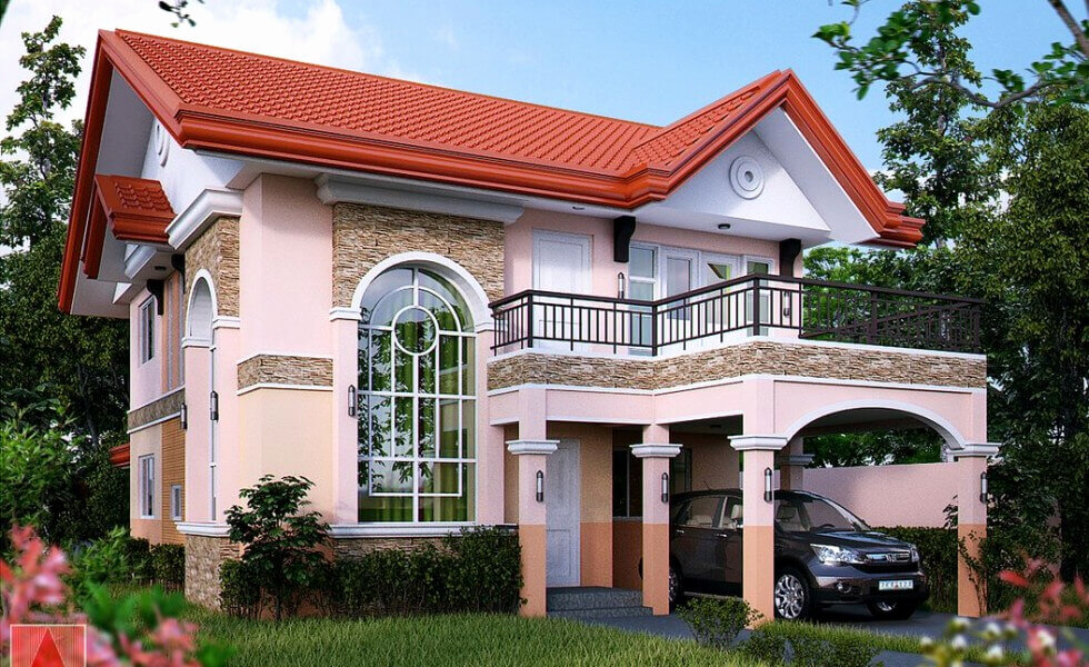 Minimalist Small Space 2 Storey Small House Design Philippines