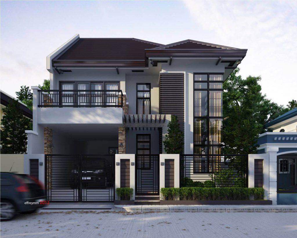 Modern 2 Story Small House Design in the Philippines