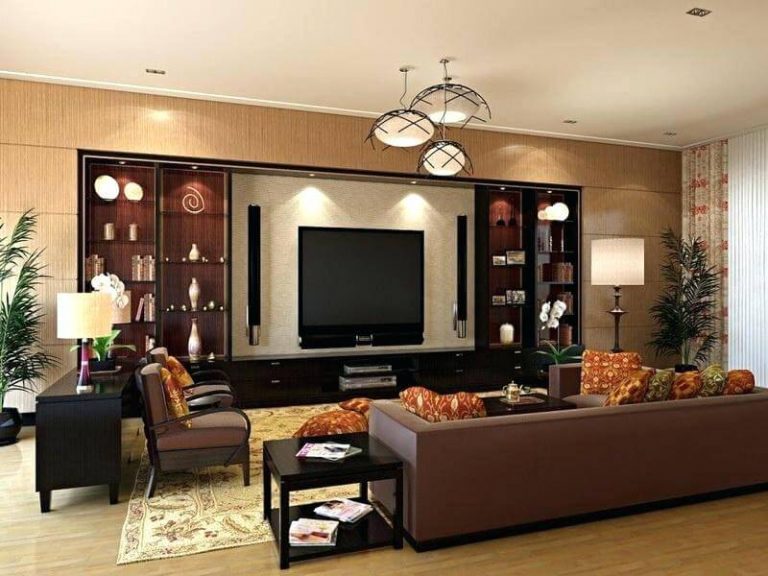 Stunning Livingroom Decoration with Dark Furniture Designs