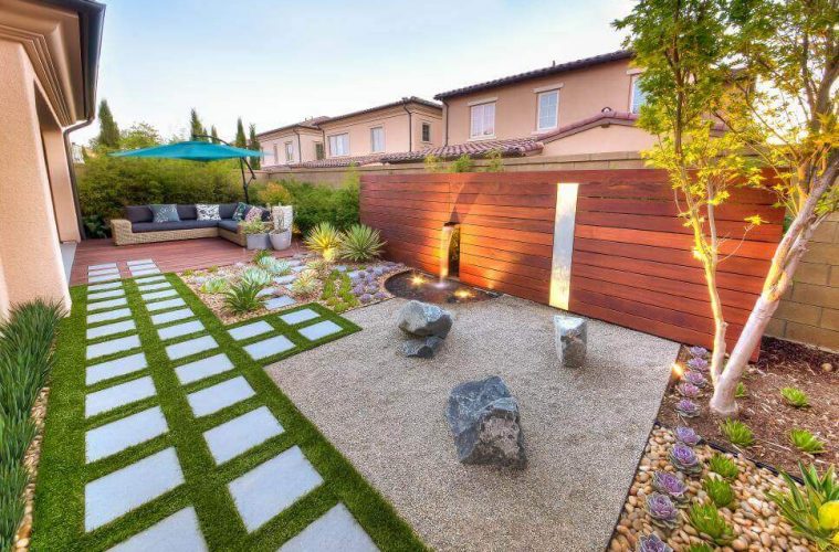 rock landscaping ideas backyard