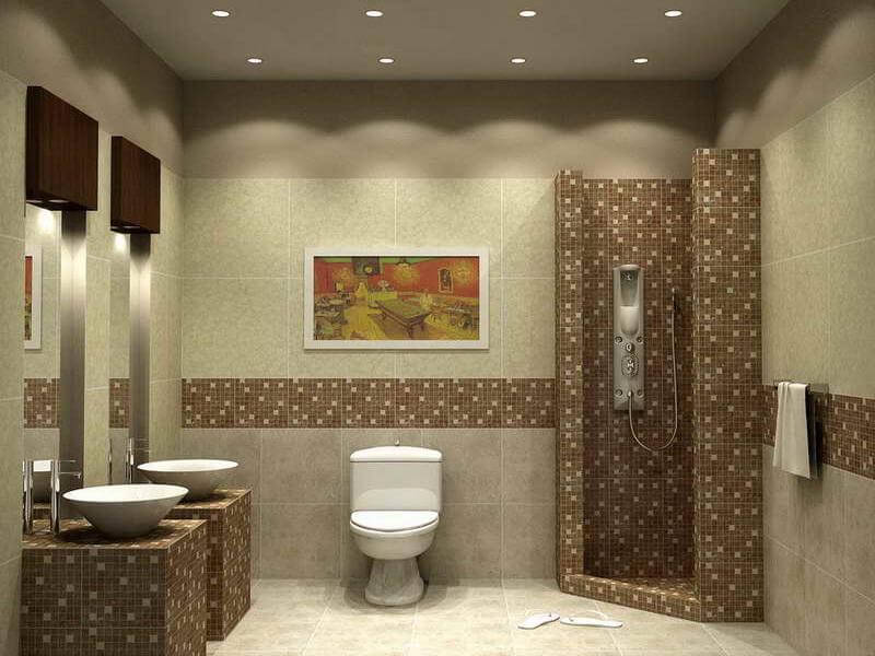 bathroom floor tiles design