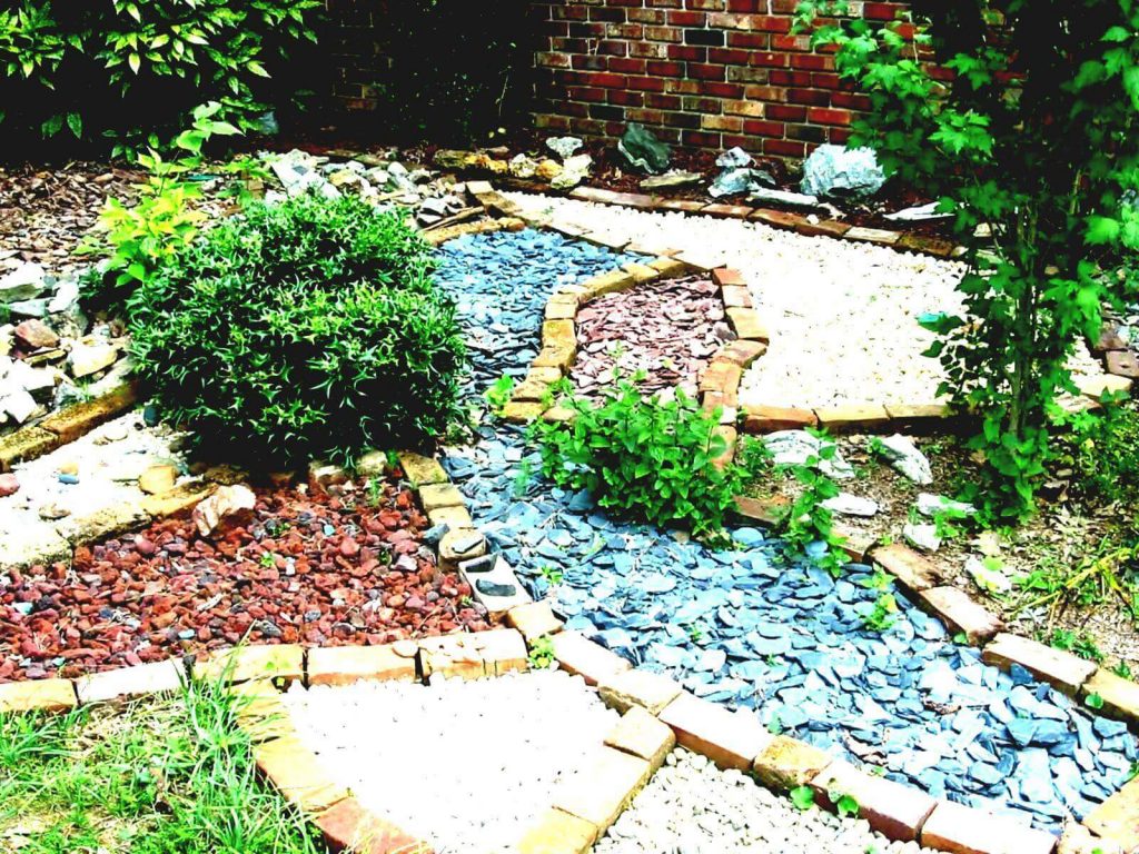 rock landscaping ideas backyard