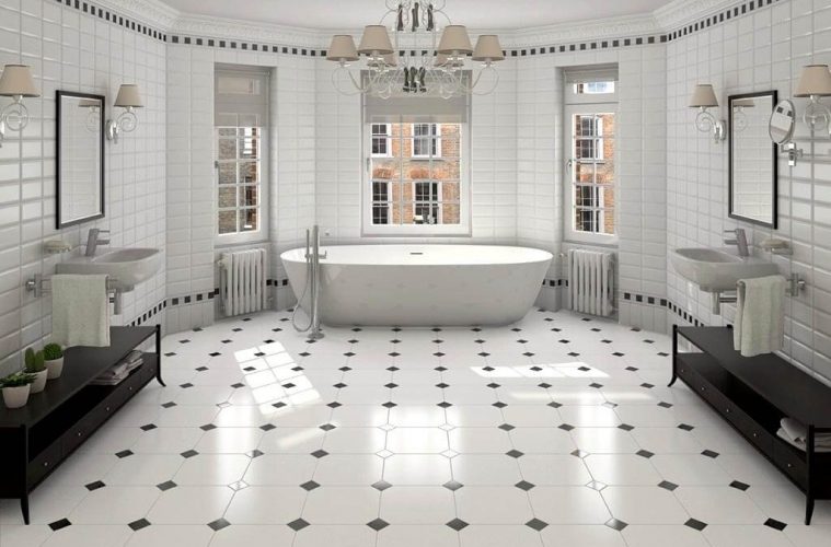 Creative Bathroom Floor Tiles Design, Tile Design Ideas