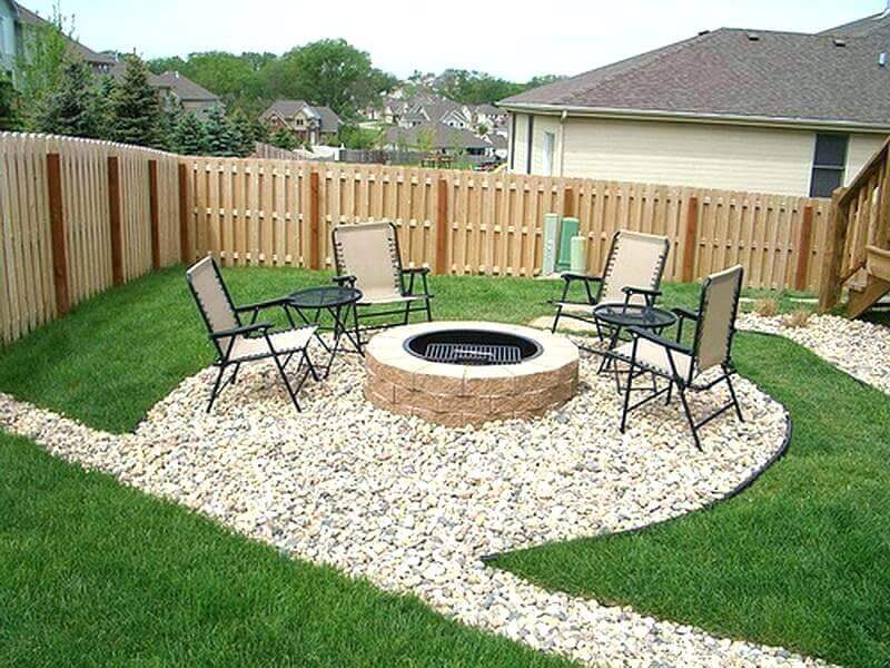 rock landscaping ideas backyard