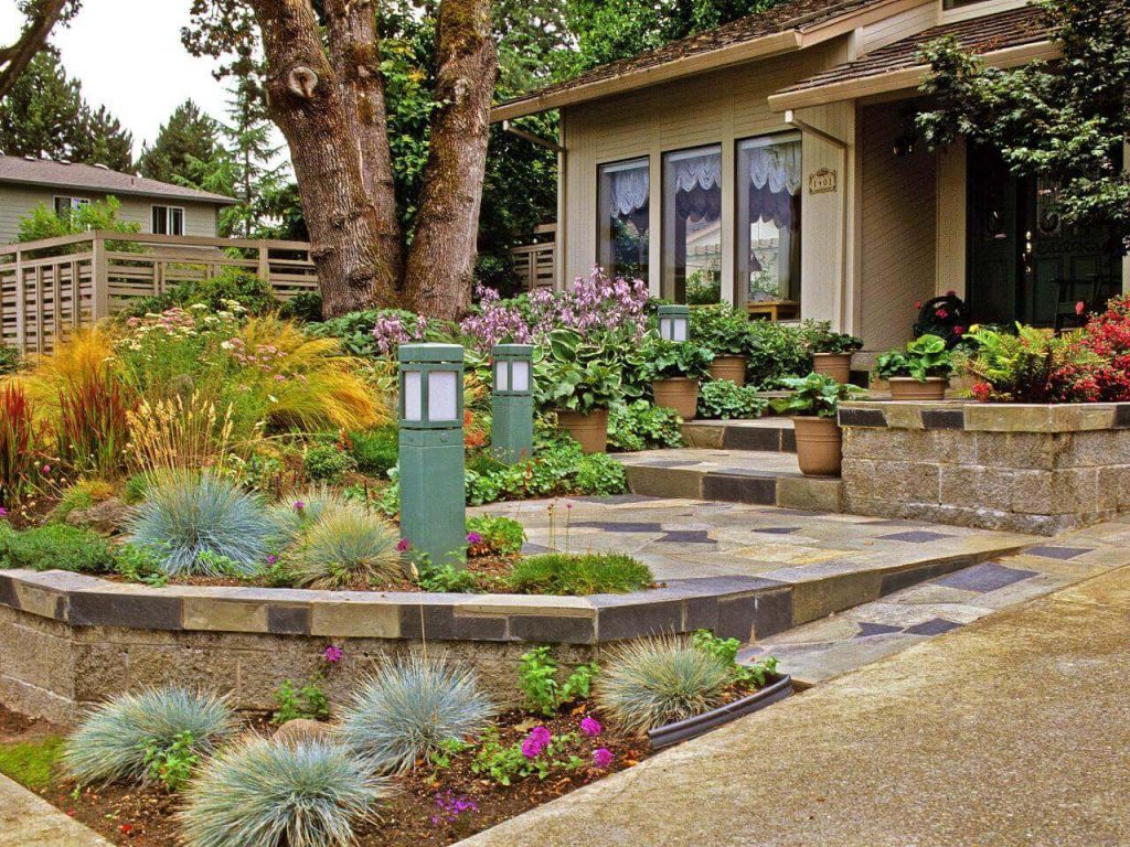 rock landscaping ideas backyard