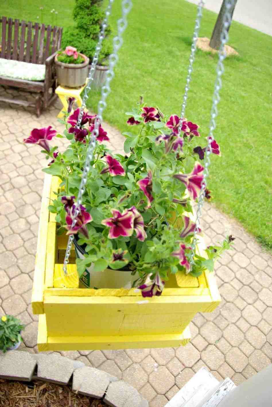 diy hanging planter