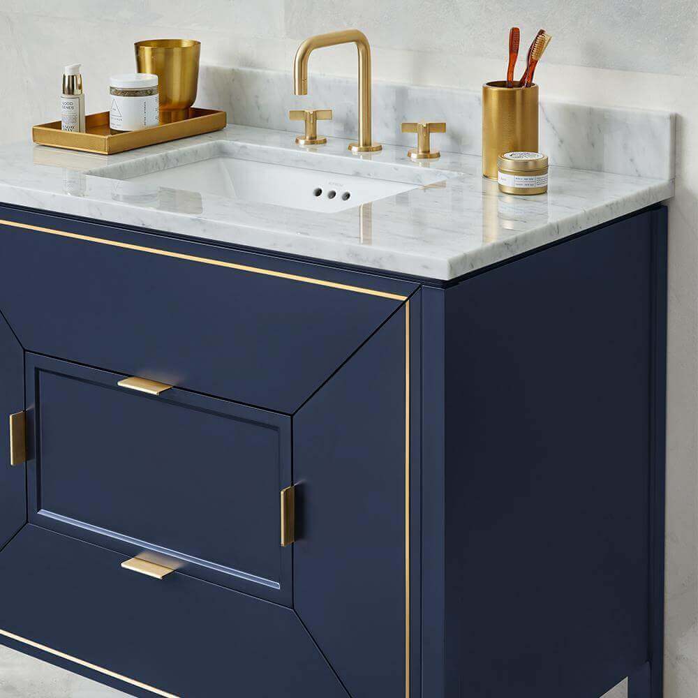 30 Most Navy Blue Bathroom Vanities You Shouldn't Miss ...