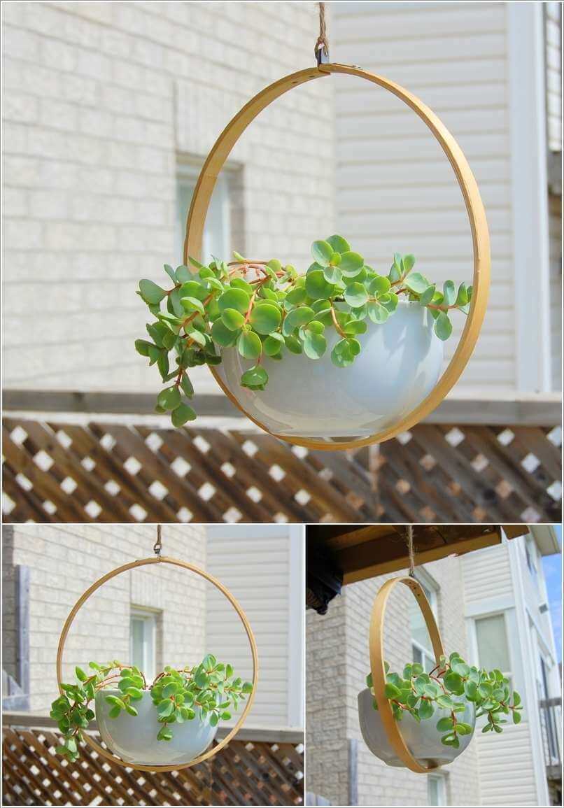 diy hanging planter