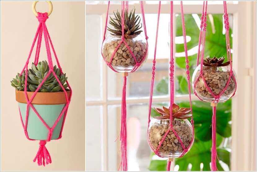 diy hanging planter