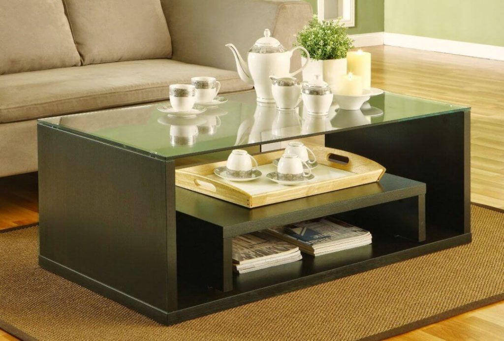 25 Latest Wooden Centre Table Designs With Glass Top - The ...