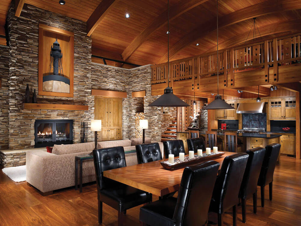 rustic homes interior