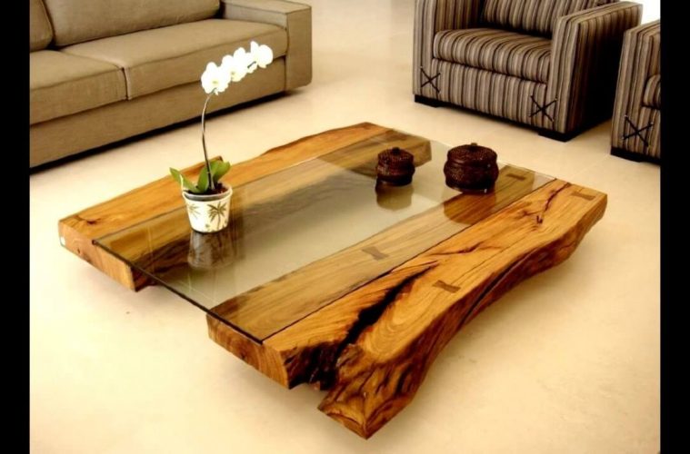 25 Latest Wooden Centre Table Designs With Glass Top - The ...
