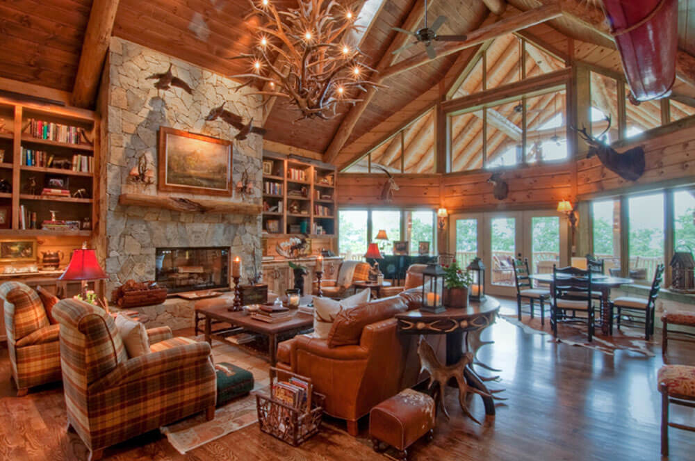 rustic homes interior