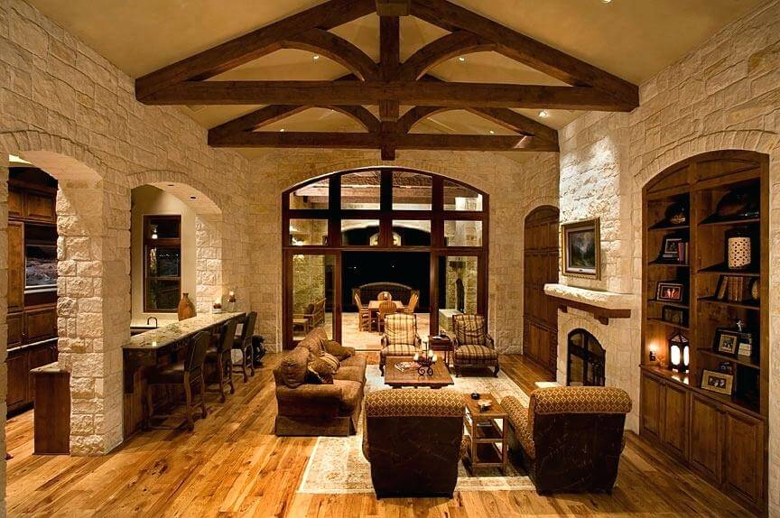 rustic homes interior