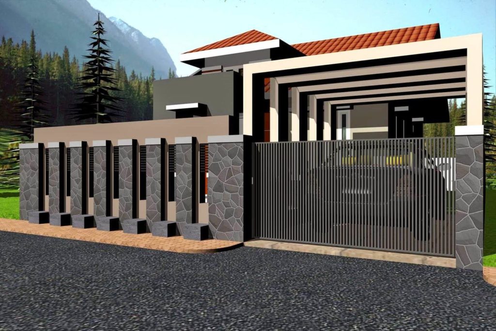 wall fence designs