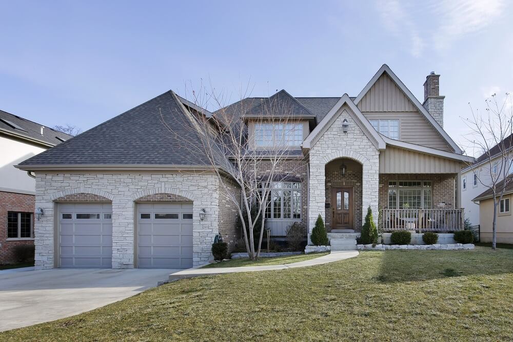 brick and stone homes