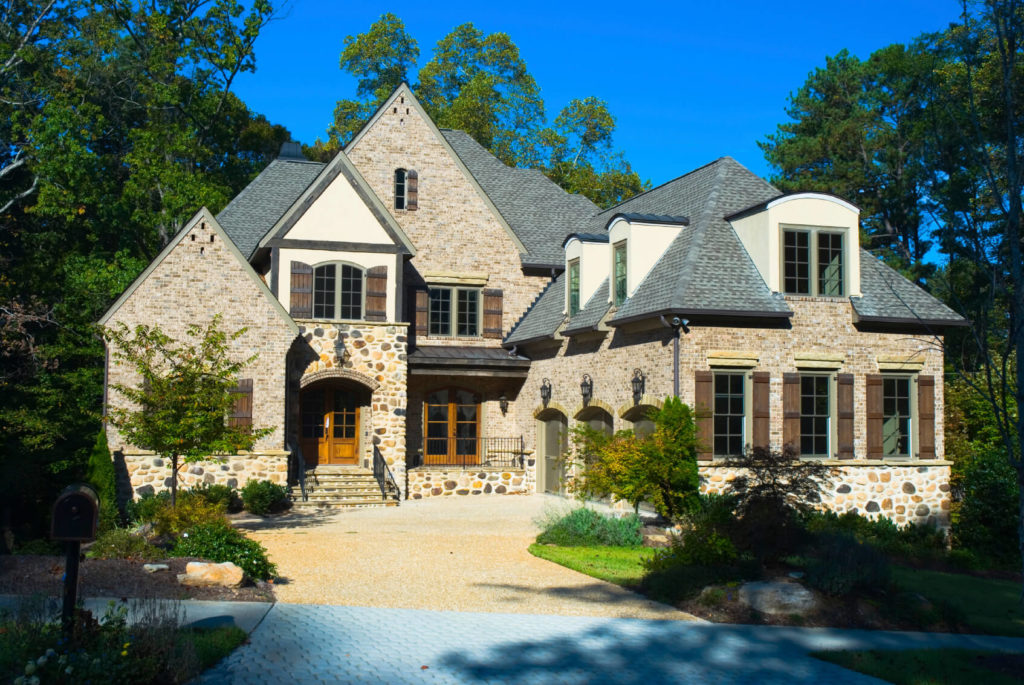 brick and stone homes