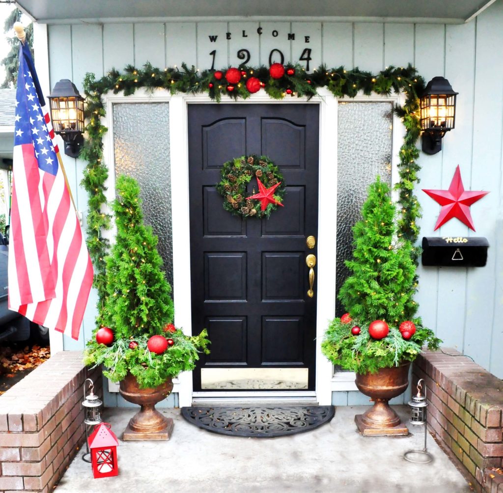 front porch christmas decor ideas