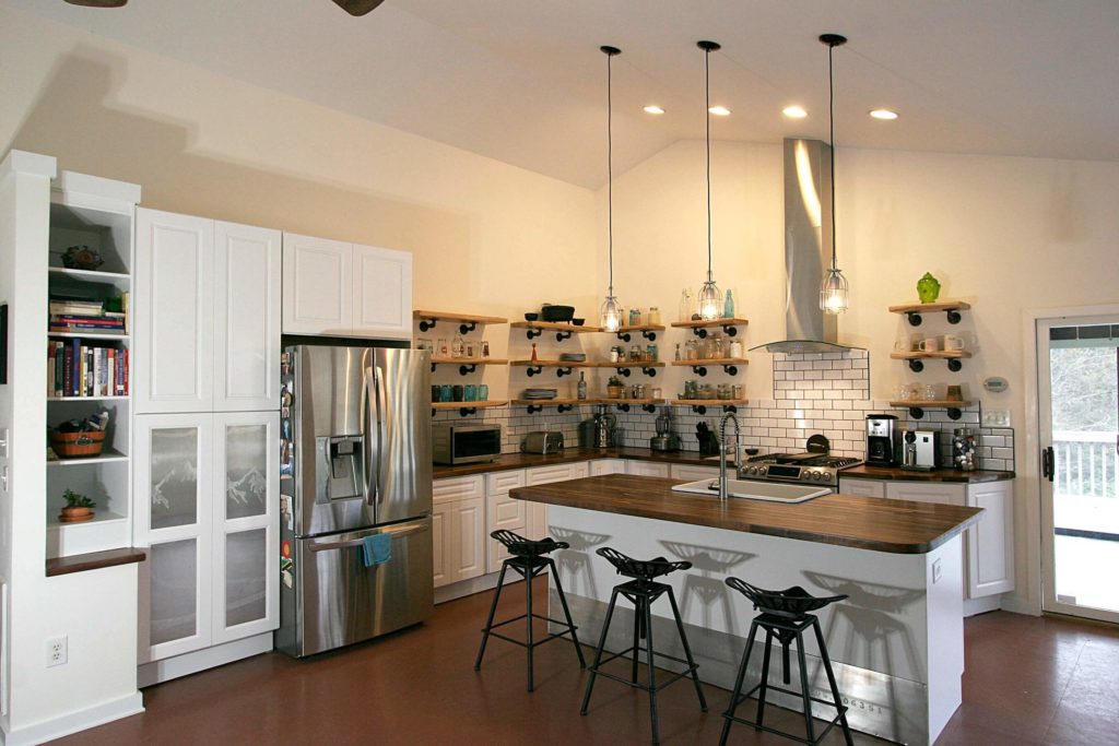open concept kitchen