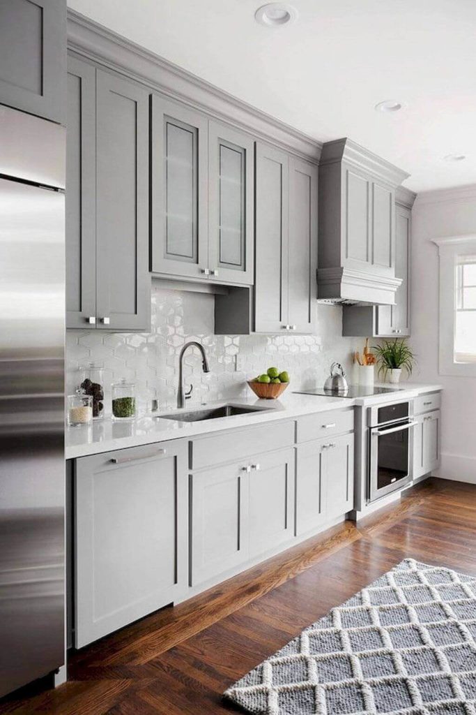    2 Gray Kitchen Cabinets Ideas 683x1024 