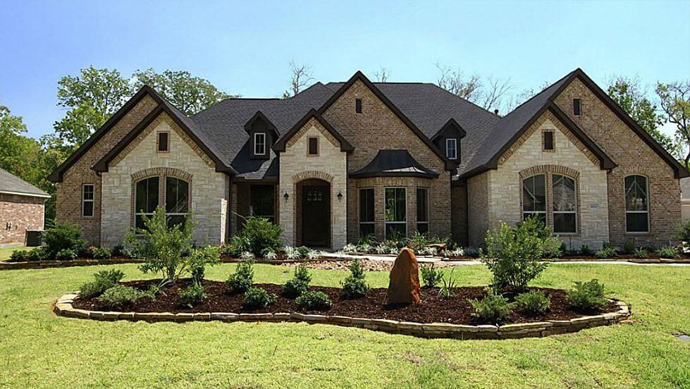 brick and stone homes