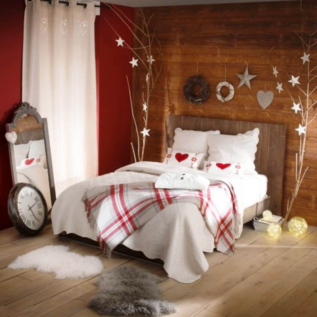2.christmas Bedroom Decorations Ideas 
