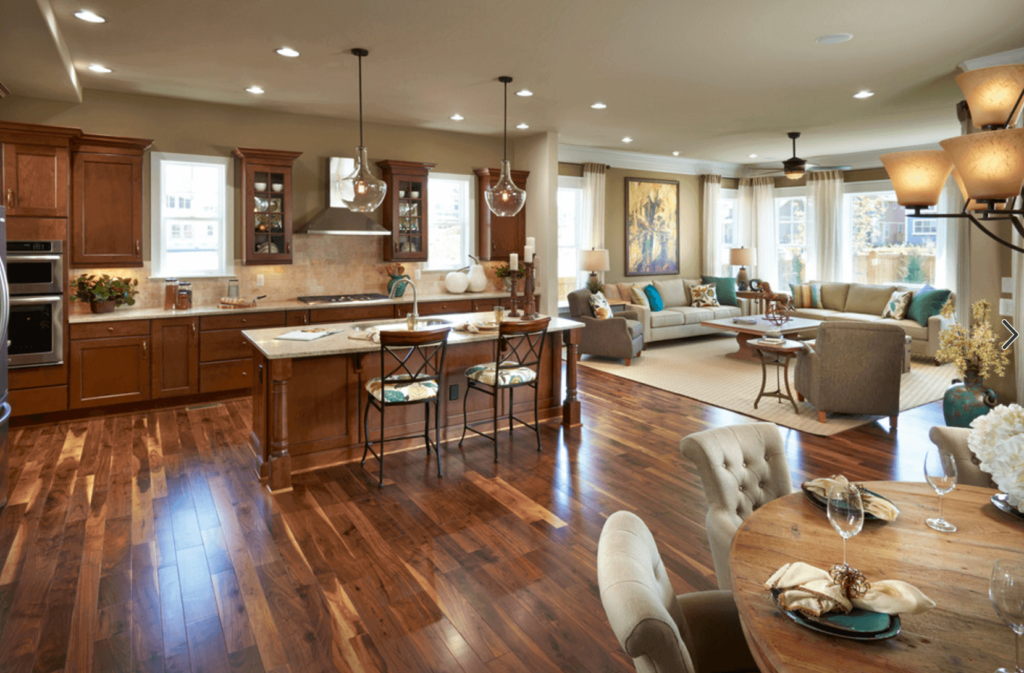 open concept kitchen