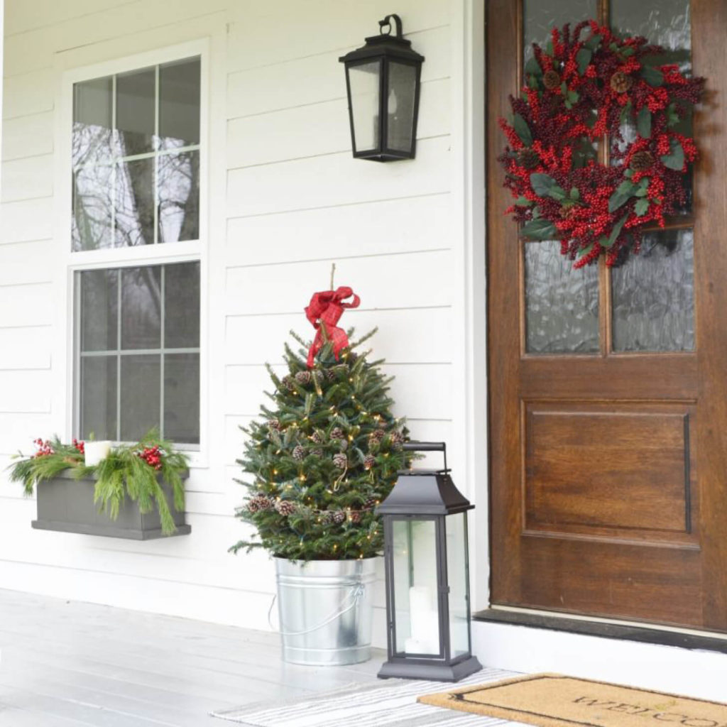 front porch christmas decor ideas