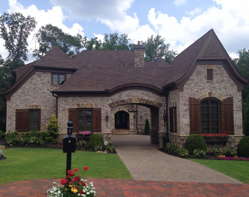 brick and stone homes