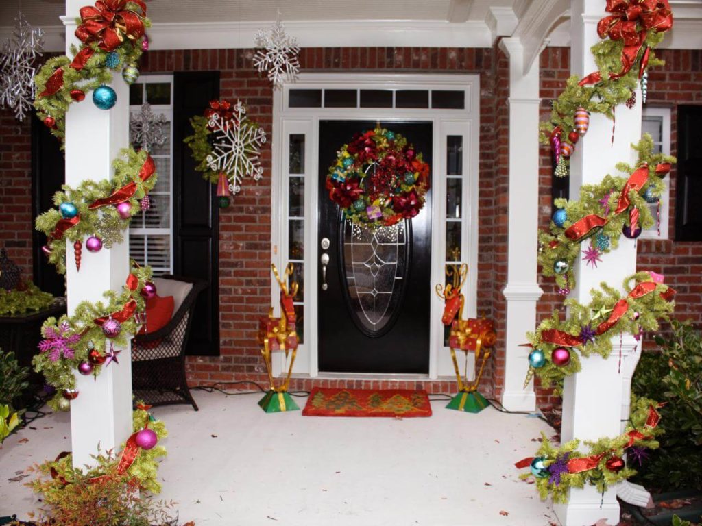 front porch christmas decor ideas