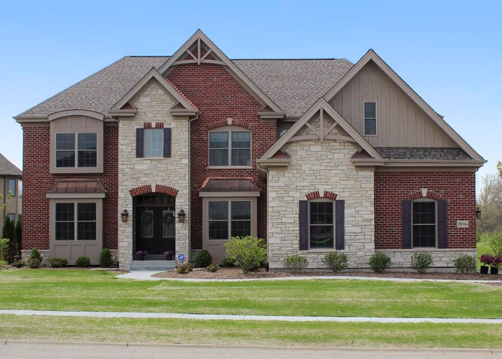 brick and stone homes