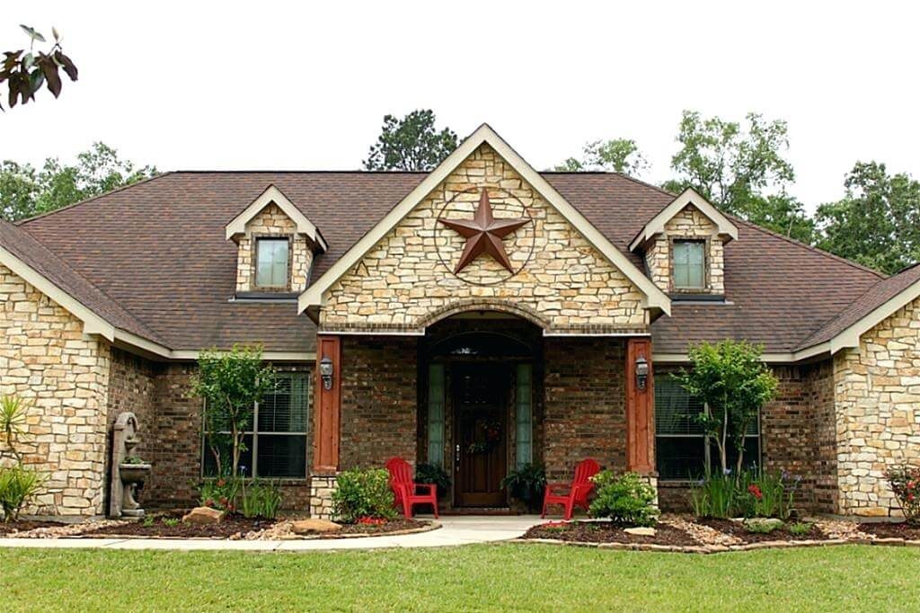 brick and stone homes