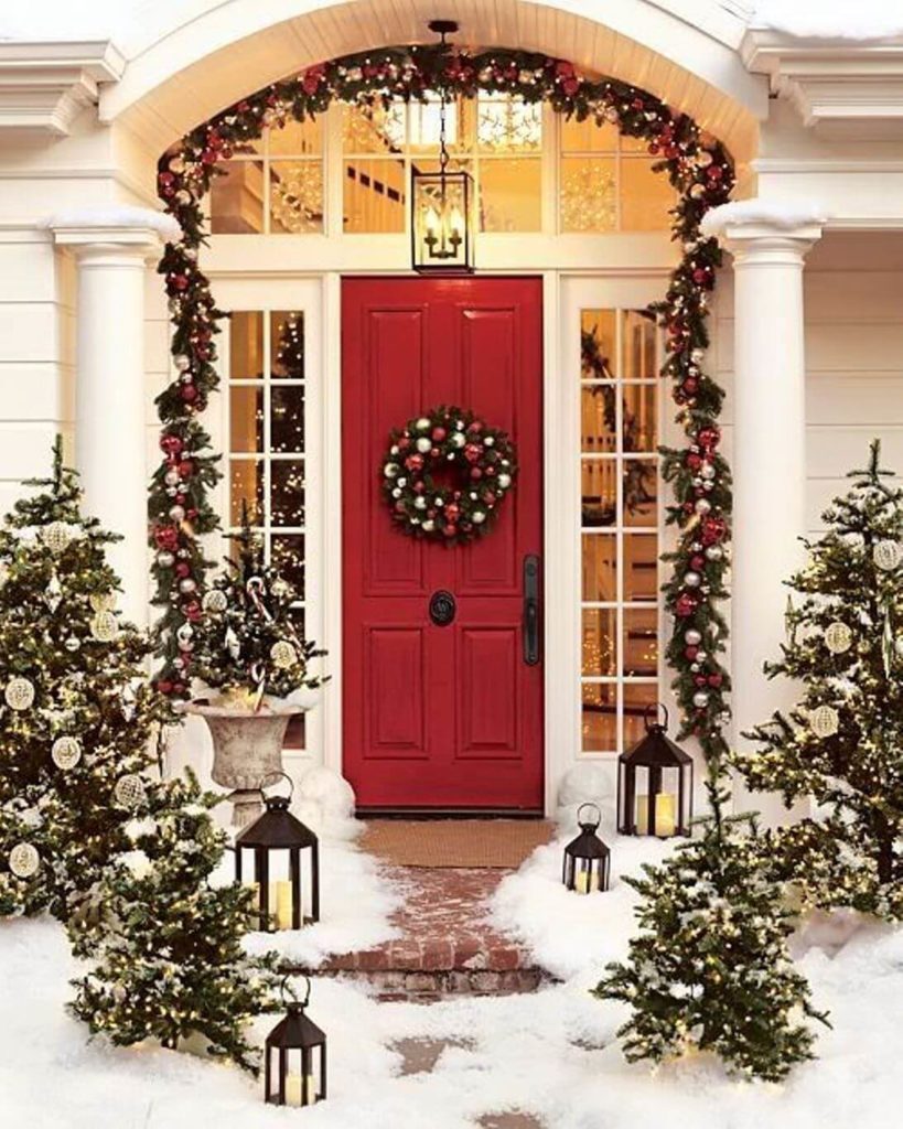 front porch christmas decor ideas