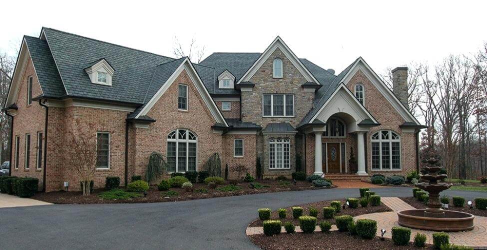 brick and stone homes