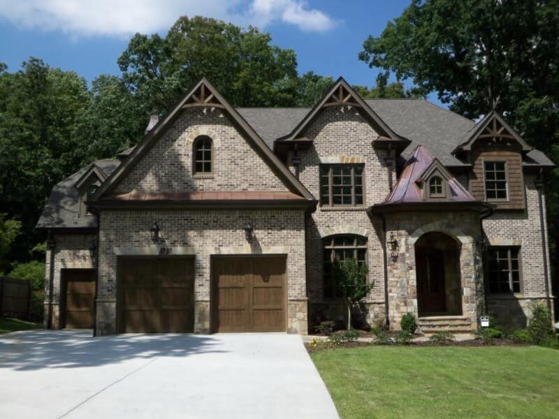 brick and stone homes