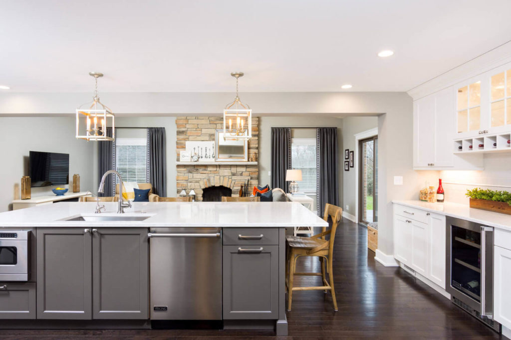 open concept kitchen