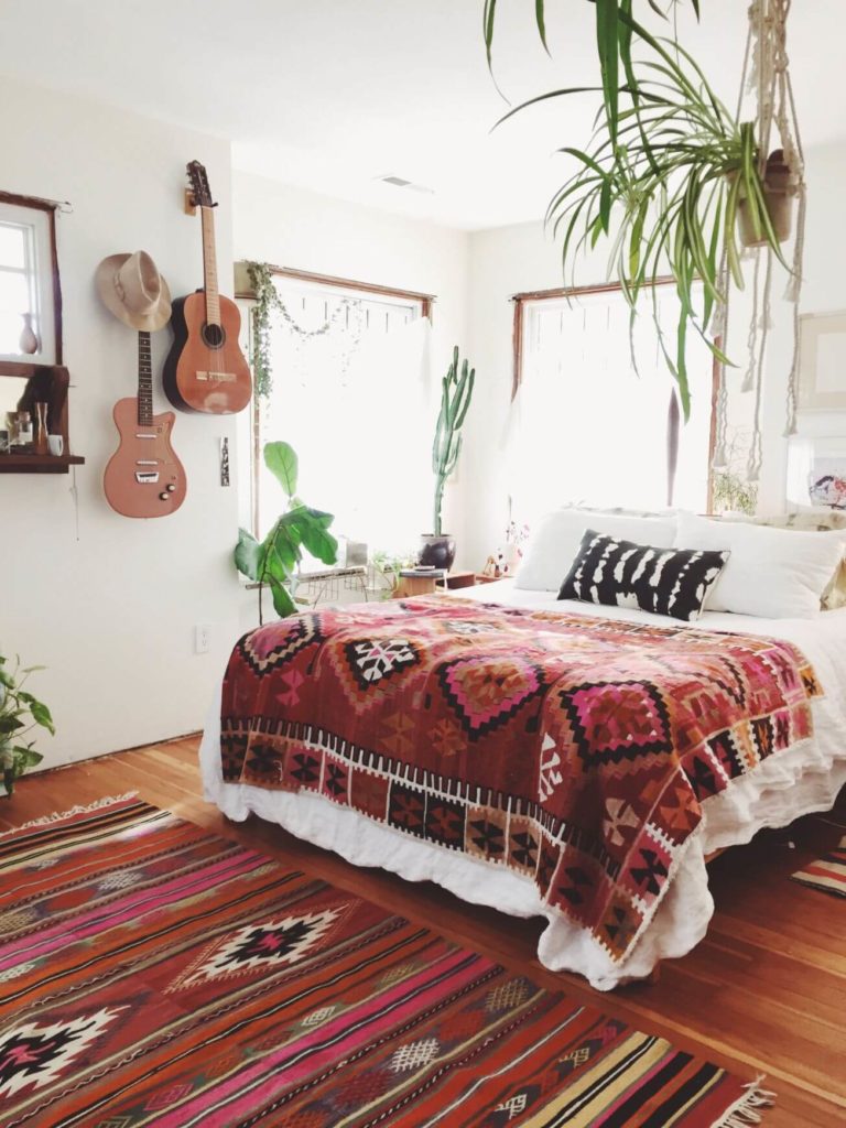 bohemian style bedroom ideas