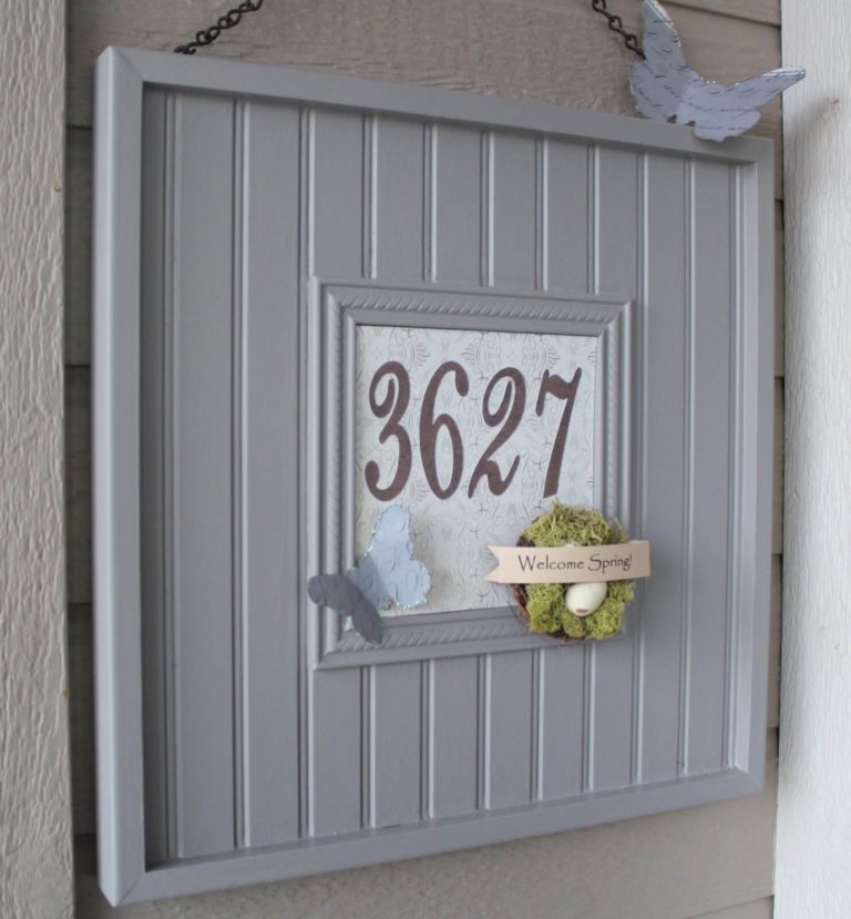 30 House Number Signs Ideas For 2024   2 House Number Signs Ideas 768x829 