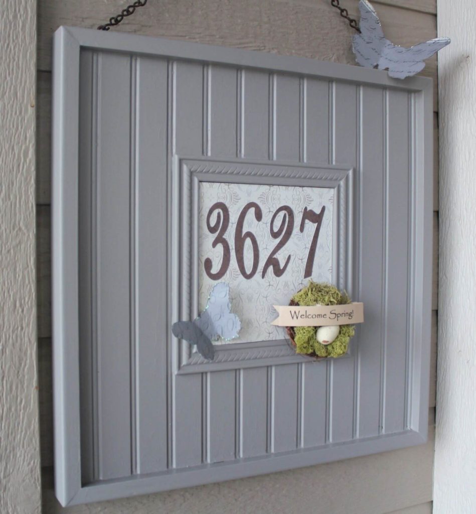 house number signs ideas