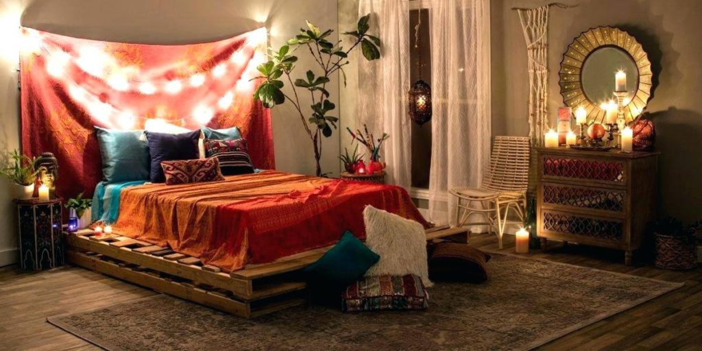 bohemian style bedroom ideas