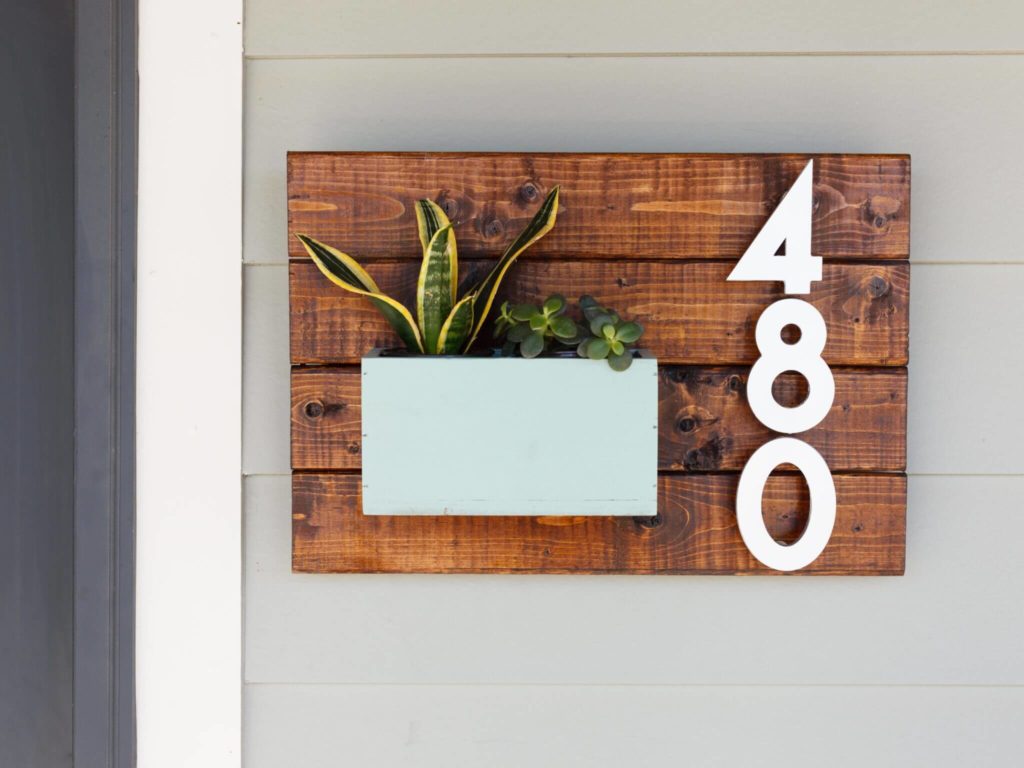 house number signs ideas