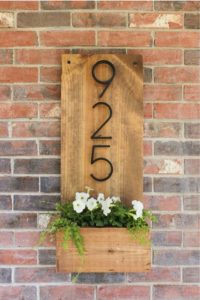 8 House Number Signs Ideas 200x300 