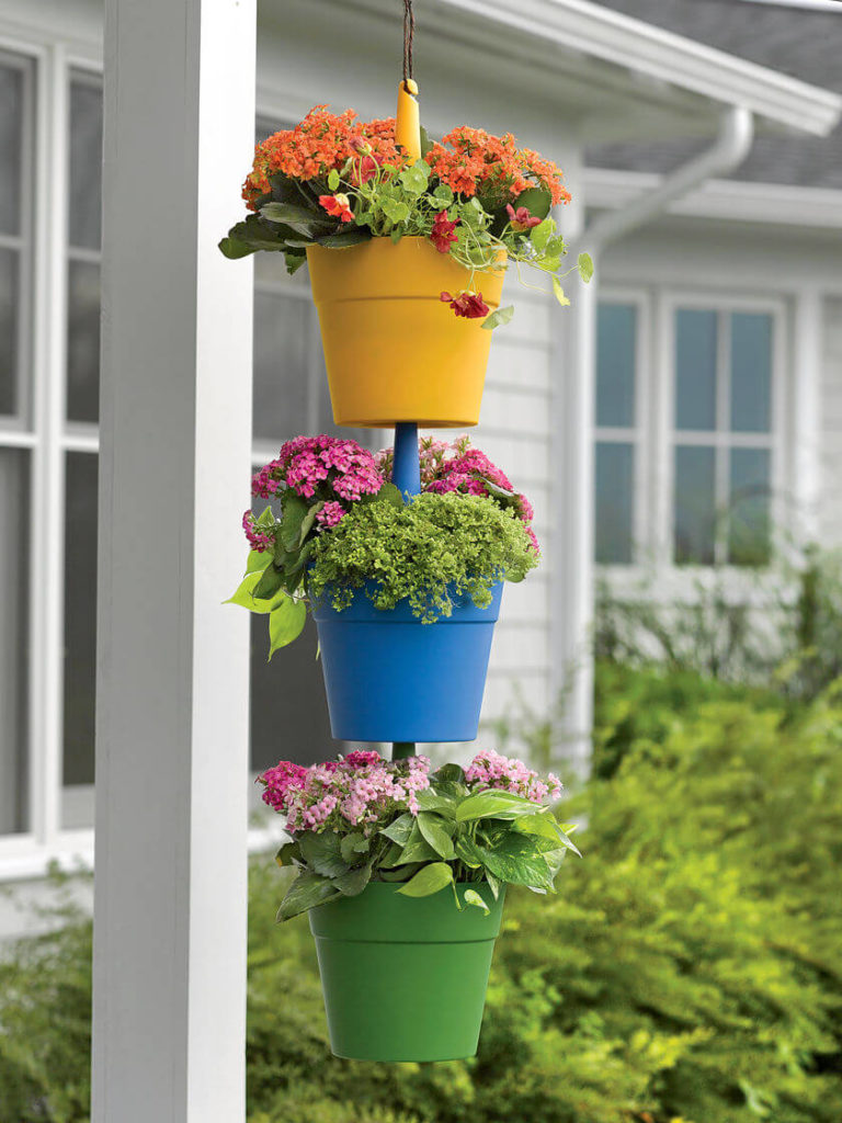 hanging flower pots for balcony