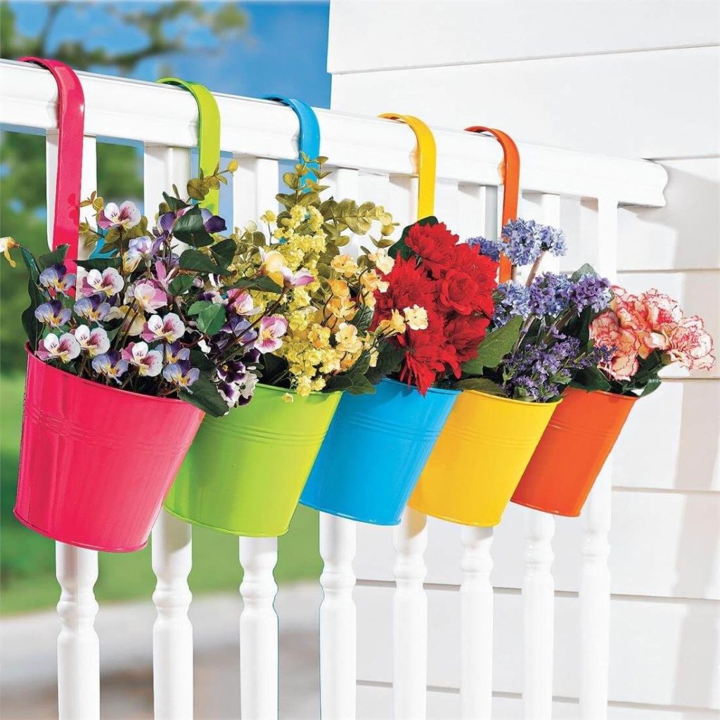 hanging flower pots for balcony