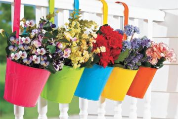 hanging flower pots for balcony