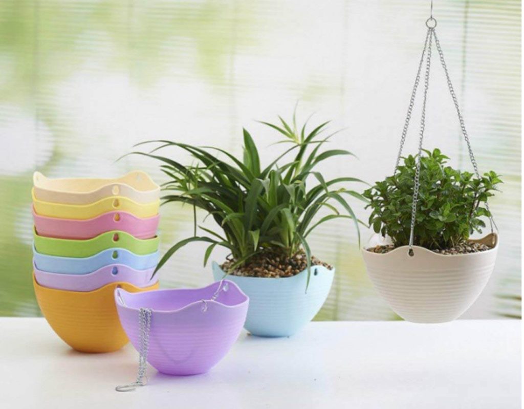 hanging flower pots for balcony