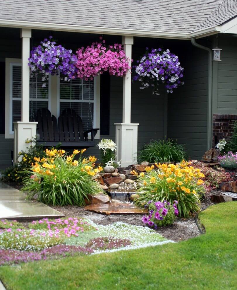 hanging flower pots for balcony