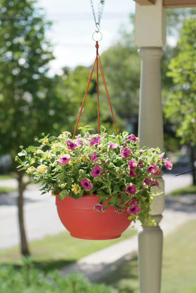 hanging flower pots for balcony