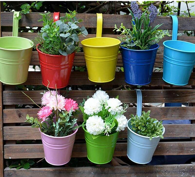 hanging flower pots for balcony